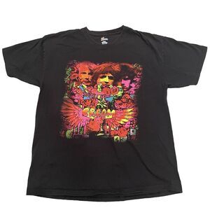 Vintage Mens Y2K Graphic T Shirt L Band Tee Festival Grunge Skater Streetwear